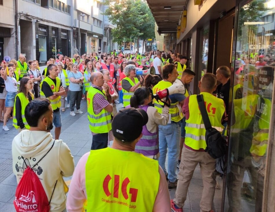 A CIG censura unha nova actuación policial desproporcionada no marco dun conflito laboral