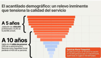 El envejecimiento de la plantilla y la temporalidad estructural ponen contra las cuerdas los servicios a la ciudadanía