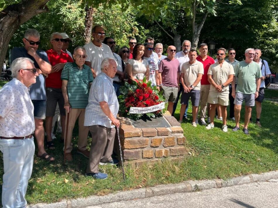 CCOO rinde homenaje a las víctimas del accidente de Repsol Puertollano