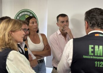 Antonio Maíllo reclama un Plan de Empleo para las zonas quemadas en Huelva y denuncia la precariedad del INFOCA