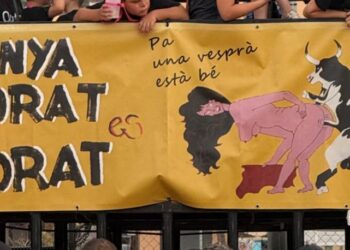 La Coordinadora Feminista de Valencia  se une a la denuncia presentada ante el infame cartel de la peña taurina de Sagunto