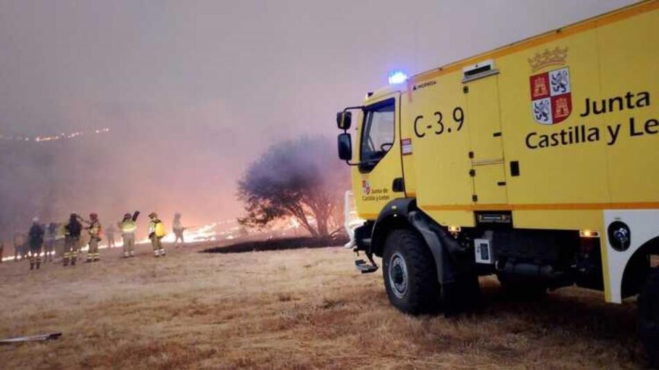 CCOO CyL considera que el uso indiscriminado de convoyes de extinción de incendios forestales demuestra que el operativo está sobrepasado