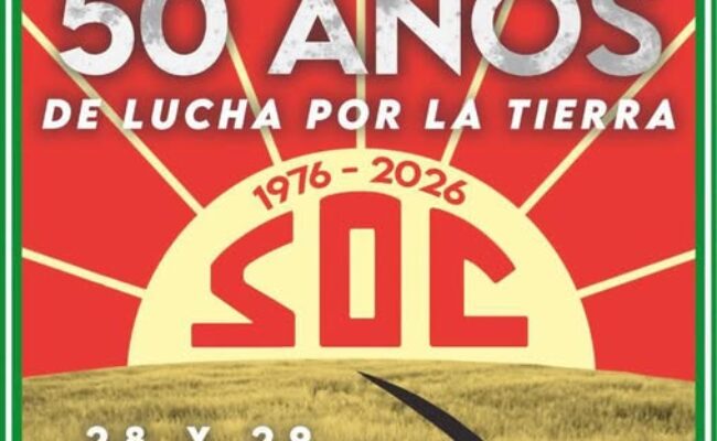 Marinaleda se vuelca con el 50 aniversario del Sindicato de Obreros del Campo (SOC): Medio siglo de lucha por la tierra y la dignidad jornalera