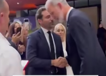 El ministro de Transportes, Óscar Puente, advierte al Rey de que saludar a un «activista de ultraderecha» como Negre contamina su imagen