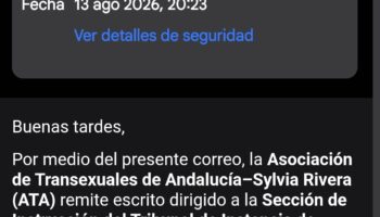 ATA lleva ante la Justicia y el Gobierno el caso de Franyel para exigir su reconocimiento como víctima de violencia machista