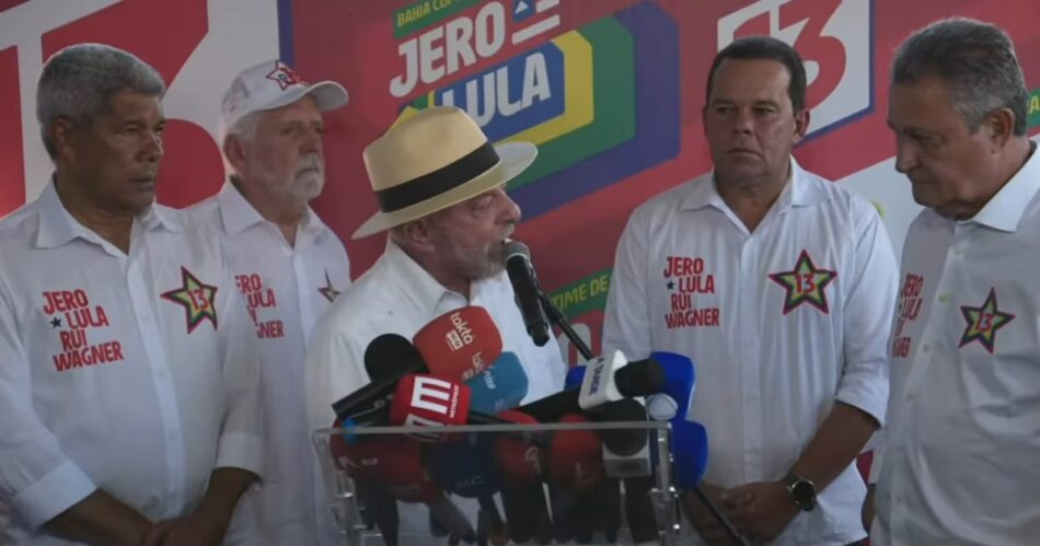Lula defiende soberanía tecnológica durante movilización en Bahía