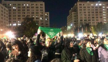 Movilizaciones en Chile contra el establecimiento de trabas al derecho al aborto
