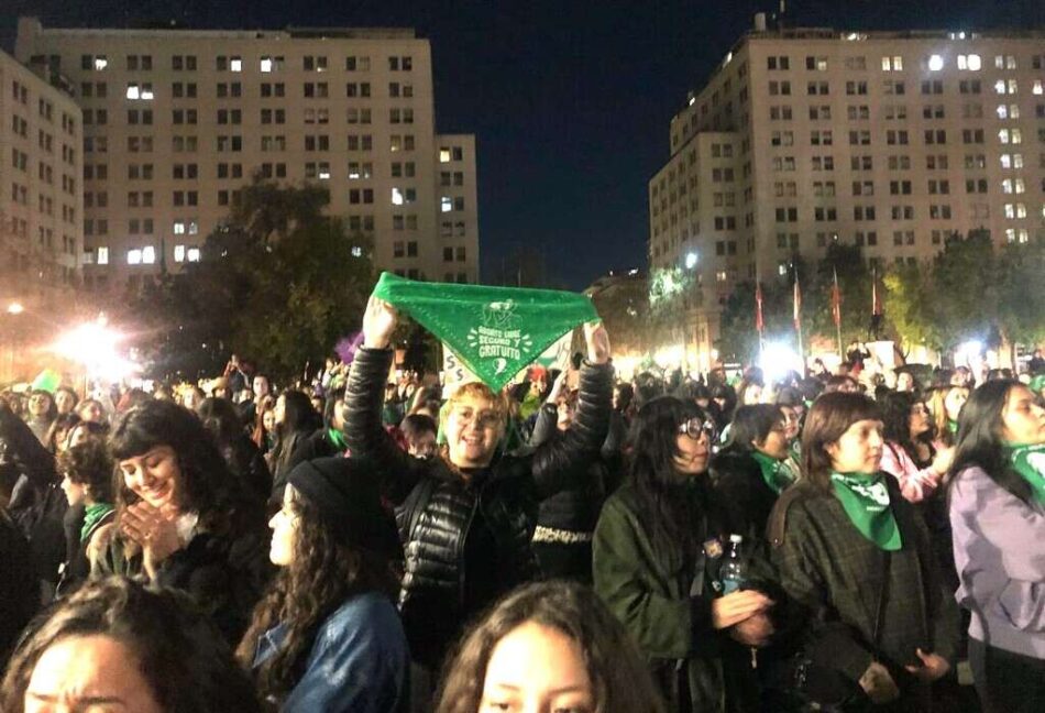 Movilizaciones en Chile contra el establecimiento de trabas al derecho al aborto