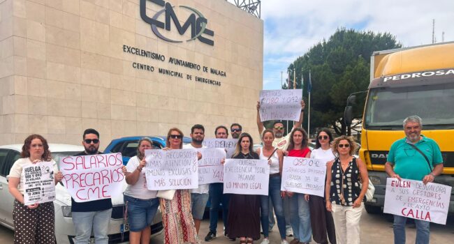 Desconvocada la huelga en el Centro Municipal de Emergencias del Ayuntamiento de Málaga