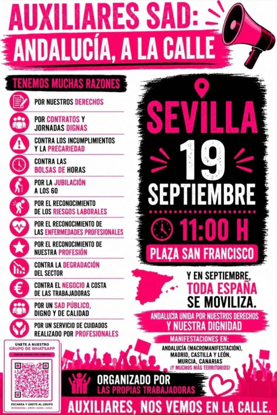 El Servicio de Atención Domiciliaria (SAD) andaluz pone rumbo a Sevilla