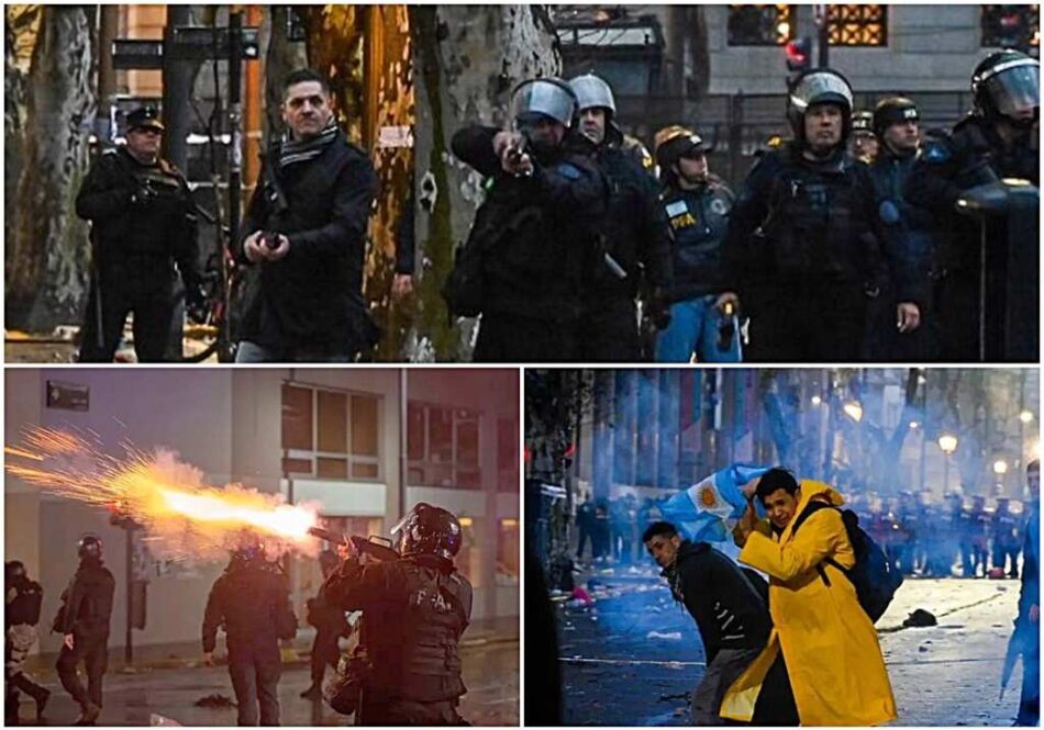 Más de 1.500 heridos en las protestas frente al Congreso argentino