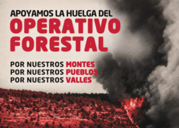 CNT Teruel apoya la huelga del operativo forestal de Aragón