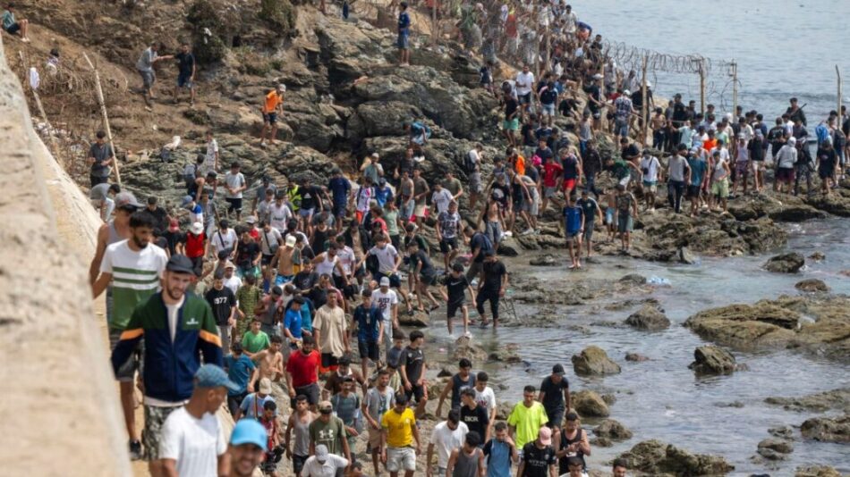 La Guardia Civil detectó agentes marroquíes entre migrantes en Ceuta