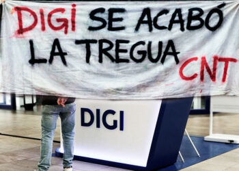 CNT: “DIGI sigue mirando hacia otro lado mientras sus comerciales afrontan una nueva ola de calor”