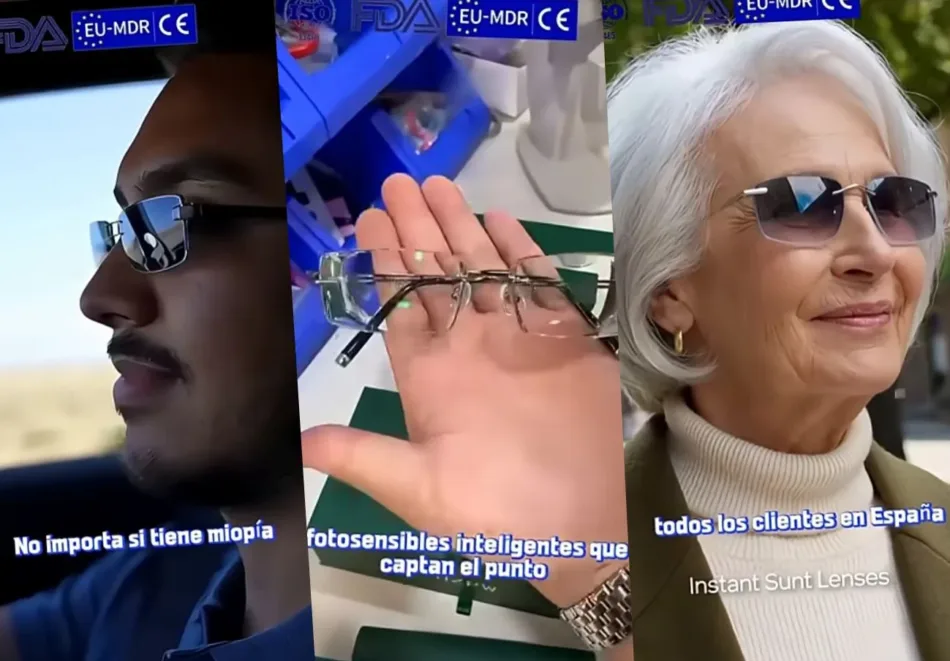 FACUA denuncia la venta de unas gafas que prometen «aclarar la visión» milagrosamente a personas con miopía, presbicia o astigmatismo