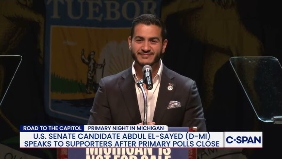 El socialismo democrático vuelve a sacudir el establishment del Partido Demócrata en Michigan con la victoria de Abdul El-Sayed