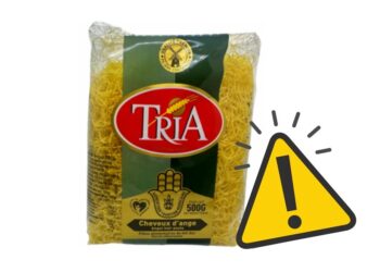 La Aesan advierte de la presencia de mostaza no declarada en el etiquetado en pasta tipo cabello de ángel de la marca Tria