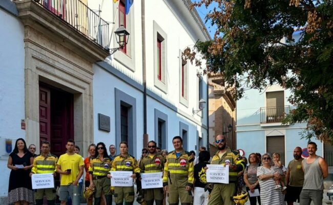 CGT manifiesta su apoyo a la huelga de bomberos y bomberas forestales de Aragón