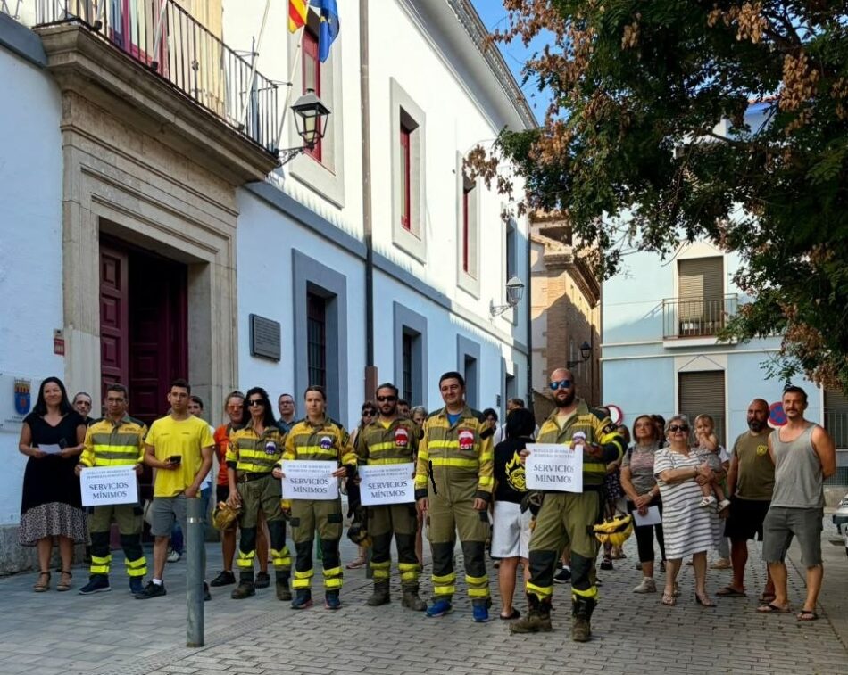 CGT manifiesta su apoyo a la huelga de bomberos y bomberas forestales de Aragón