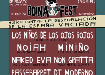 Este sábado el 12º Boina Fest multiplicará por 30 los habitantes de Arenillas (Soria) con talleres, humor y música contra la despoblación