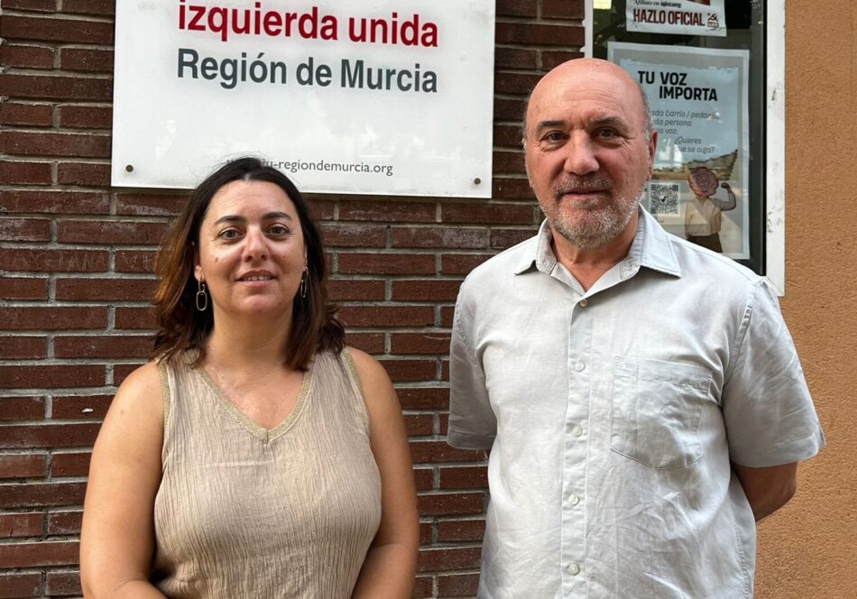 IU Verdes pide la comparecencia del consejero de Educación de Murcia ante un inicio de curso marcado por los mismos problemas del anterior