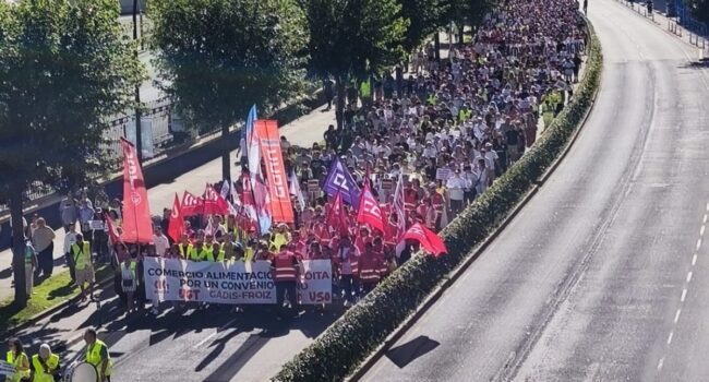 Persoal do comercio de alimentación clama na Coruña por un convenio provincial digno