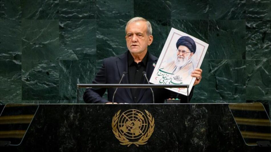 Irán “abofeteó” al “criminal” Trump a través del presidente Pezeshkian en la ONU