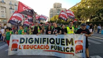 CGT denuncia que Conselleria del País Valencià no cumple las resoluciones de Inspección de Trabajo que le obliga a climatizar algunos centros educativos