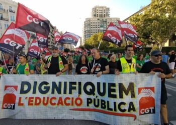 CGT denuncia que Conselleria del País Valencià no cumple las resoluciones de Inspección de Trabajo que le obliga a climatizar algunos centros educativos