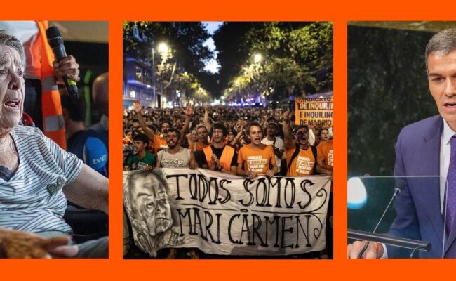 CGT apoya cualquier medida que haga que Maricarmen regrese a su casa y llama a su afiliación a implicarse en las acampadas por la vivienda de todo el Estado