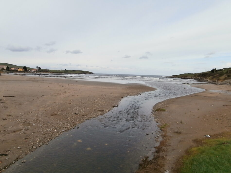 Denuncian nuevos vertidos en la playa de Bañugues en Gozón en plena campaña de baños (Asturias)