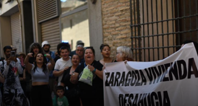 El Sindicato de Inquilinas de Zaragoza llama a movilizarse para frenar el desahucio de Yolanda