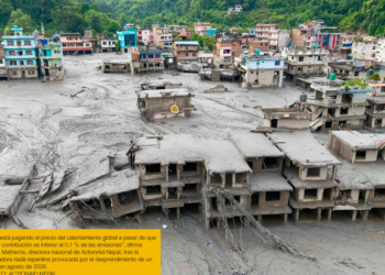 Los países más vulnerables al cambio climático gastan casi 25 veces más en pagos de la deuda que en acción climática, según un nuevo informe de ActionAid