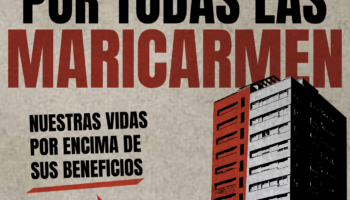 La Asamblea de Inquilinas convoca en Salamanca concentración en solidaridad con Maricarmen hoy a las 19:00