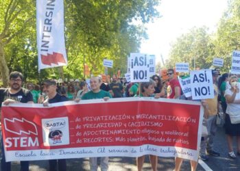 Sindicato de Trabajadores y Trabajadoras de la Enseñanza de Madrid (STEM) denuncia la privatización y el retraso del programa de Auxiliares de Conversación