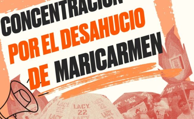 Denuncian el profundo fracaso de las administraciones tras los desahucios de Mari Carmen y David de esta mañana, y convocan protesta esta tarde a las 19:00 ante el «ático de Ayuso»