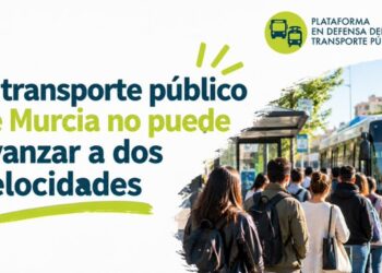 «El transporte público de Murcia no puede avanzar a dos velocidades»