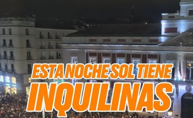 Más de 300.000 personas desbordan Madrid exigiendo el Decreto Maricarmen: contratos indefinidos, congelación de precios y el fin de los desahucios… y se quedan acampadas en Sol