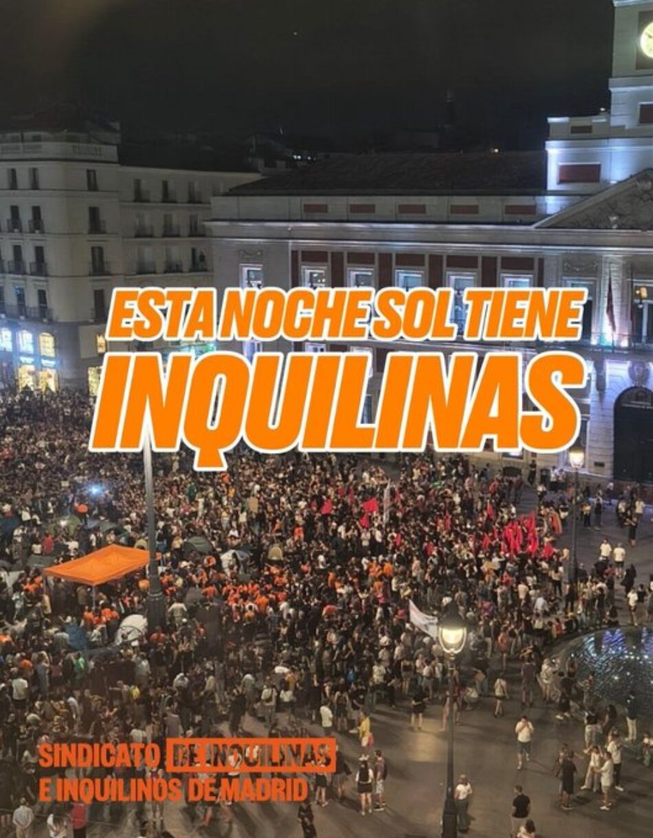 Más de 300.000 personas desbordan Madrid exigiendo el Decreto Maricarmen: contratos indefinidos, congelación de precios y el fin de los desahucios… y se quedan acampadas en Sol