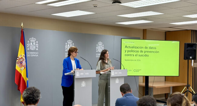 Sanidad prepara un nuevo sistema de vigilancia de salud mental que contará con un Registro Estatal del Suicidio
