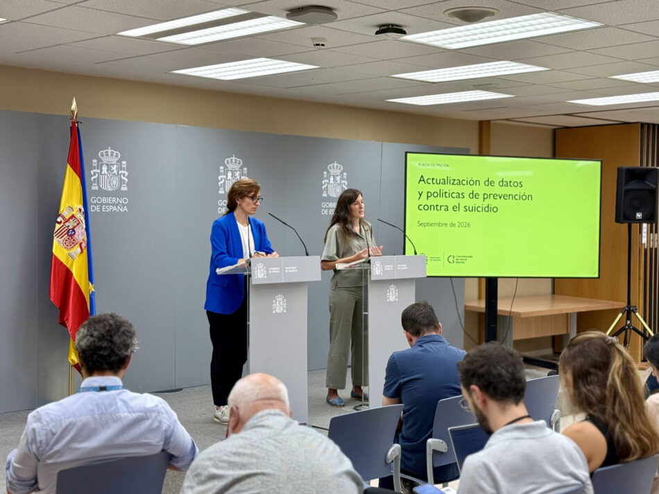 Sanidad prepara un nuevo sistema de vigilancia de salud mental que contará con un Registro Estatal del Suicidio
