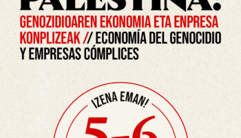 Jornadas Internacionales sobre Palestina: economía del genocidio y empresas cómplices