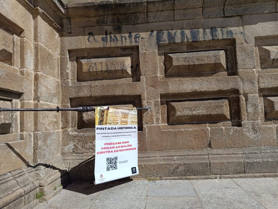 Patrimonio autoriza a protección da pintada “Adiante semanario”