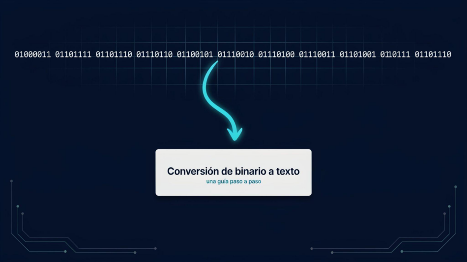 Conversión de binario a texto: una guía paso a paso