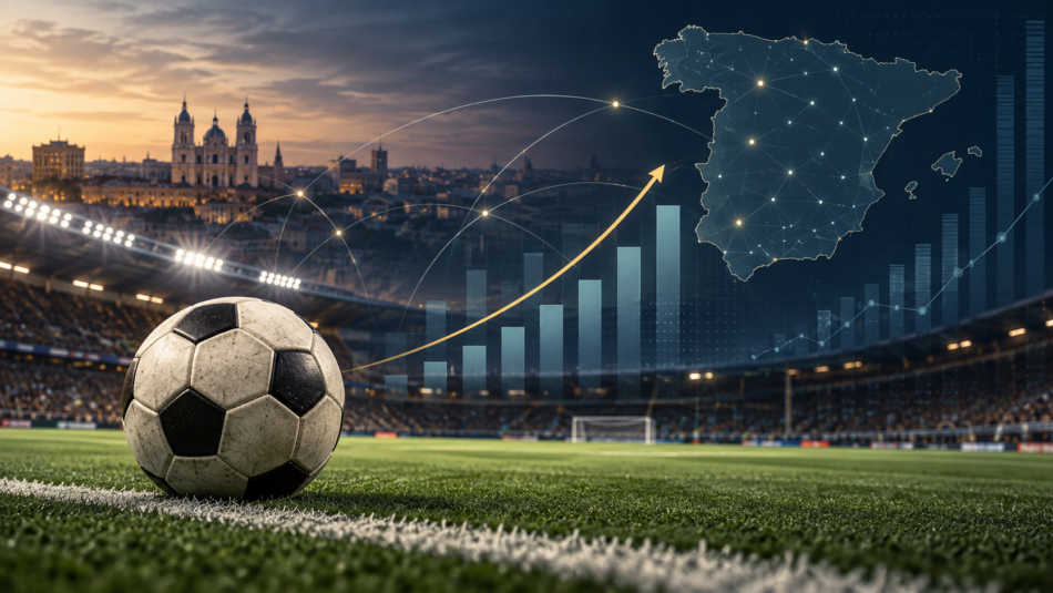 Las apuestas de fútbol impulsan el crecimiento del mercado online en España