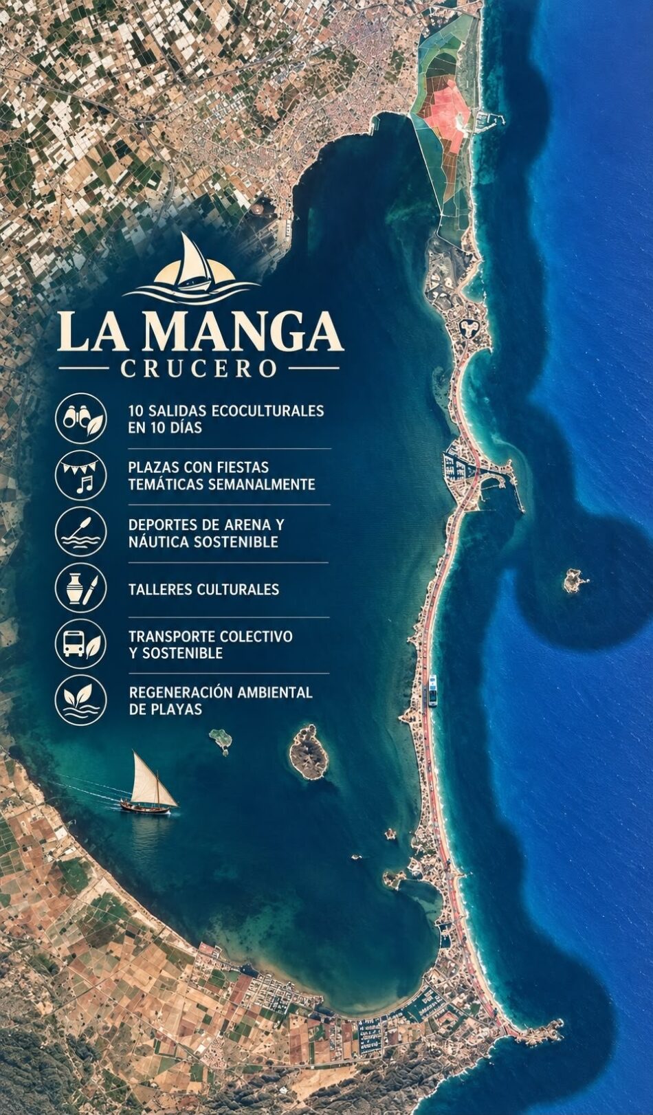 «La Manga Crucero», una propuesta ciudadana para impulsar el ecoturismo durante todo el año