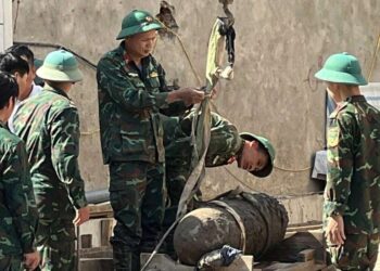 Desactivan bomba remanente de agresión de EEUU en Haiphong, Vietnam