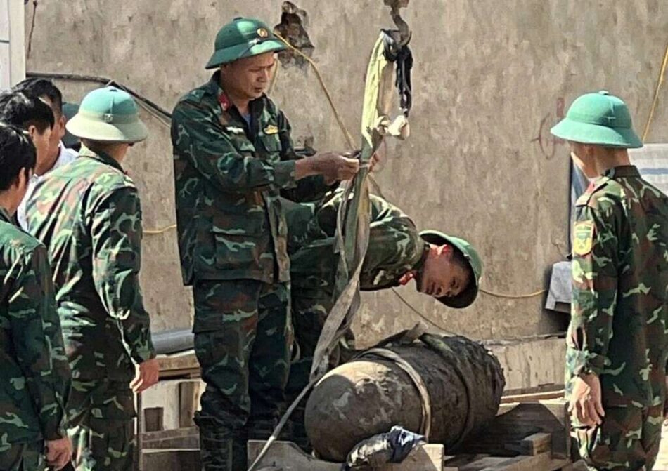 Desactivan bomba remanente de agresión de EEUU en Haiphong, Vietnam
