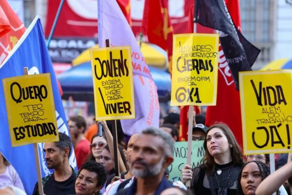 Sindicatos brasileños mantendrán movilización contra escala 6×1