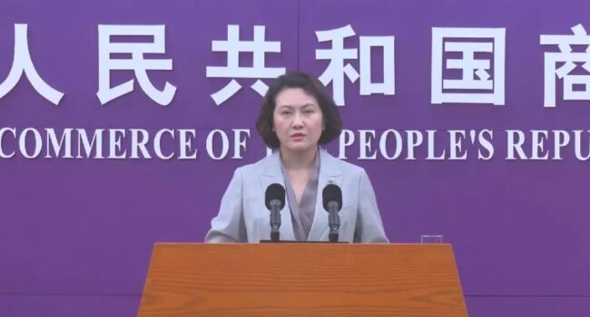 China insta a Estados Unidos a revocar las sanciones unilaterales
